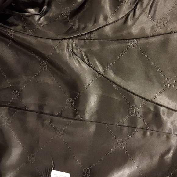 Women's Size 0 Trina Turk Fine Lambswool Blend Double Breasted Pea Coat Black - Picture 10 of 15